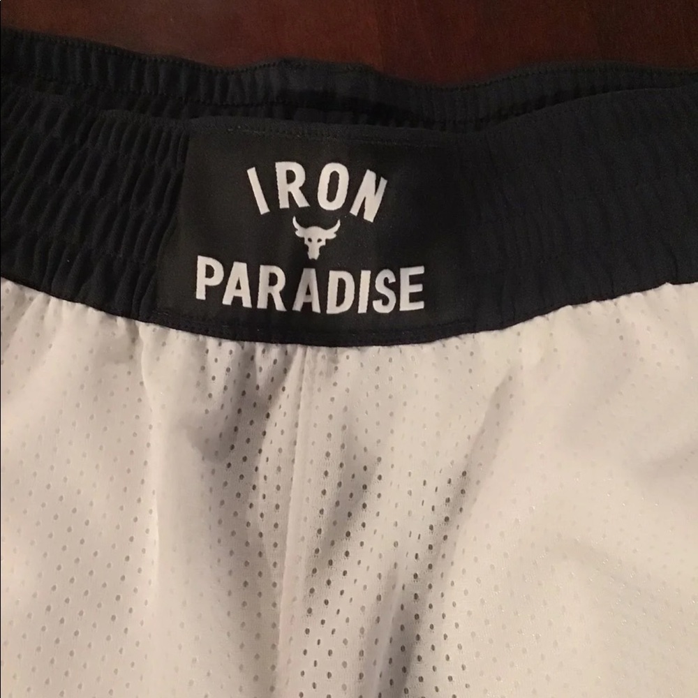 UNDER ARMOUR X PROJECT ROCK MESH BOXING SHORTS - Picture 2 of 6
